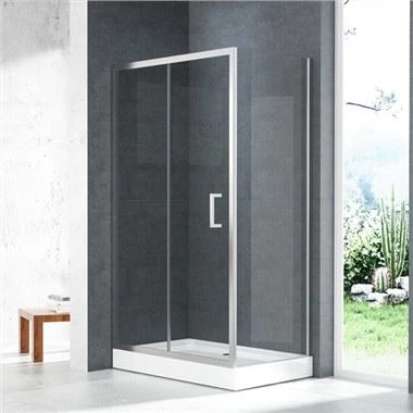 Yagona surma eshikli to'rtburchaklar dush idishni 1200x800mm